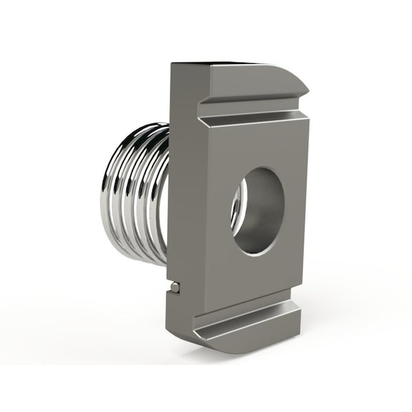 Channel Nut, 8 in. H x 5 in. W x 1 in. L, 20 PK
